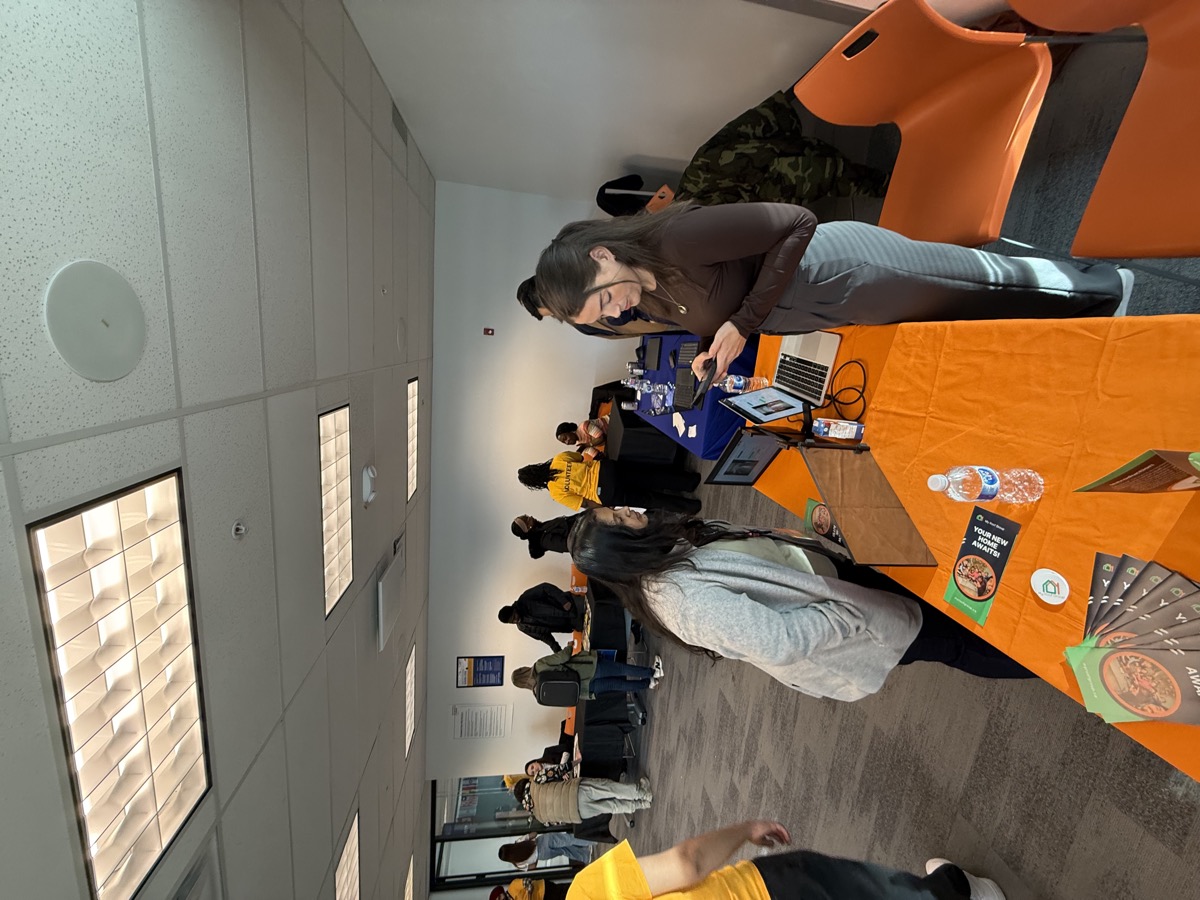 Property management team at expo